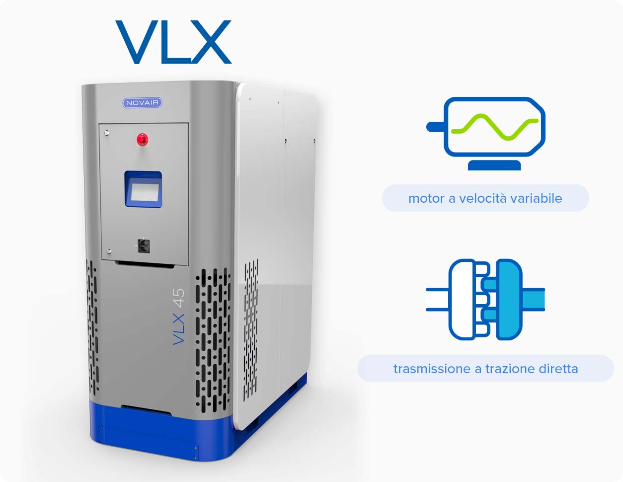 Compressore d'aria a velocità variabile